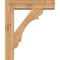 Ekena Millwork Olympic Block Smooth Bracket w/ Offset Brace, Western Red Cedar, 5 1/2"W x 20"D x 24"H BKT0604X20X24OLY05SWR - alternate 3
